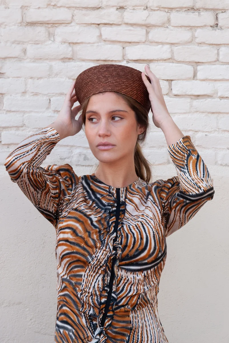 Casquete Celine chocolate - Imagen 6