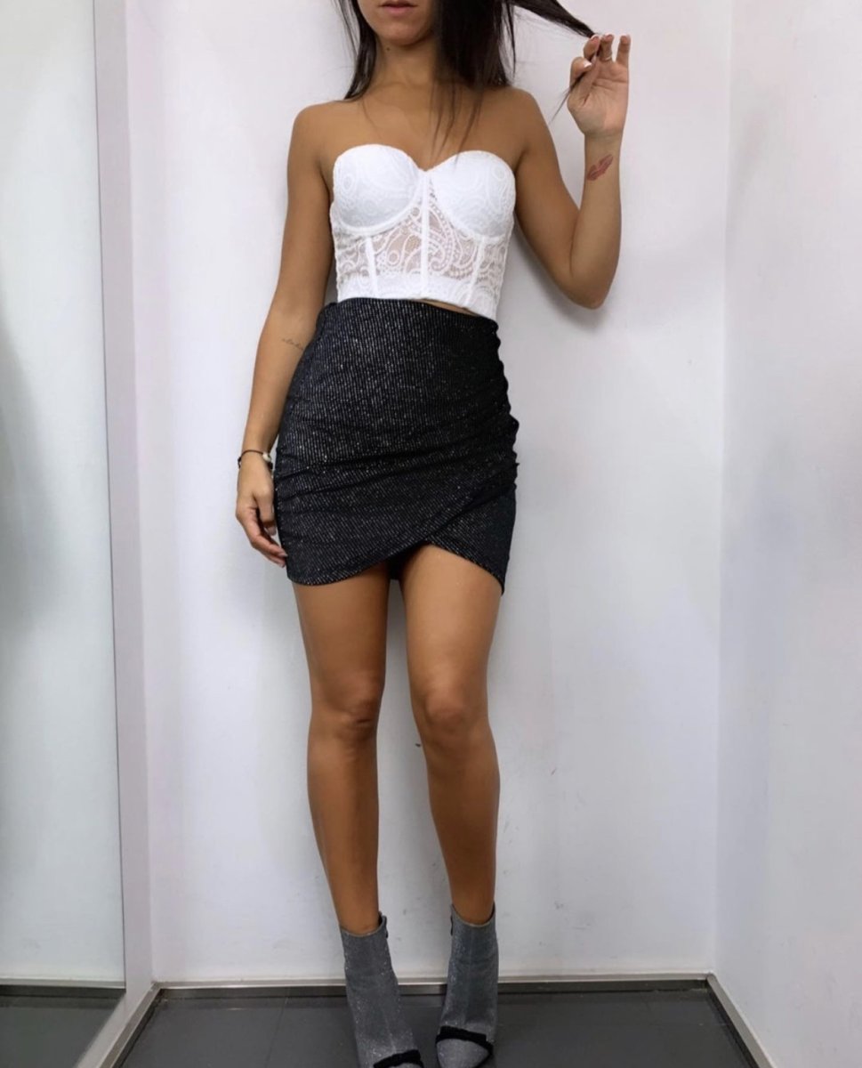 Top Corsé Encaje Blanco - Imagen 4
