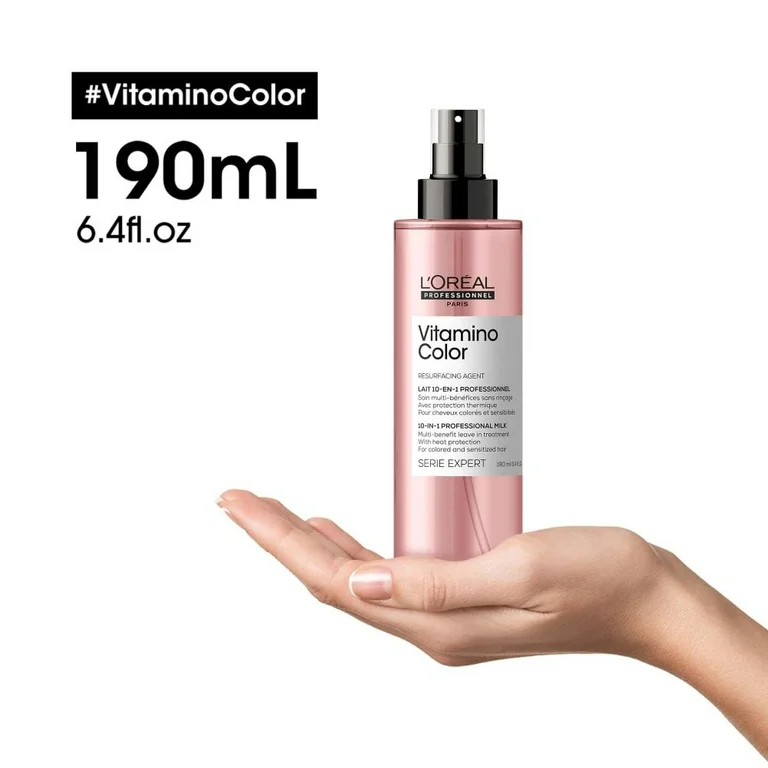 L’Oréal Vitamino Color Lait 10 en 1 – Resurfacing Agent Profesional 190 ml - Imagen 3