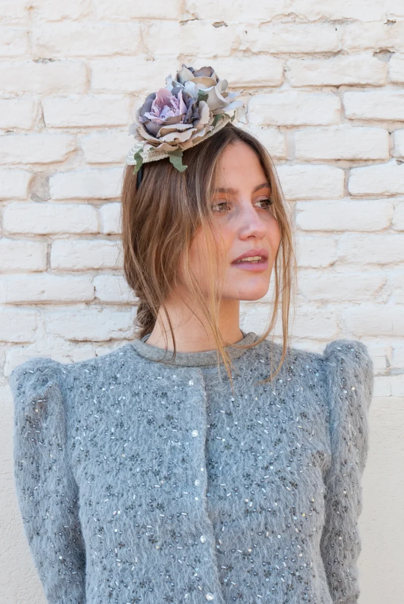 Tocado Ivy gris - Imagen 9