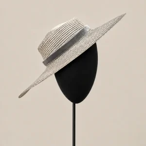 Canotier Lola gris