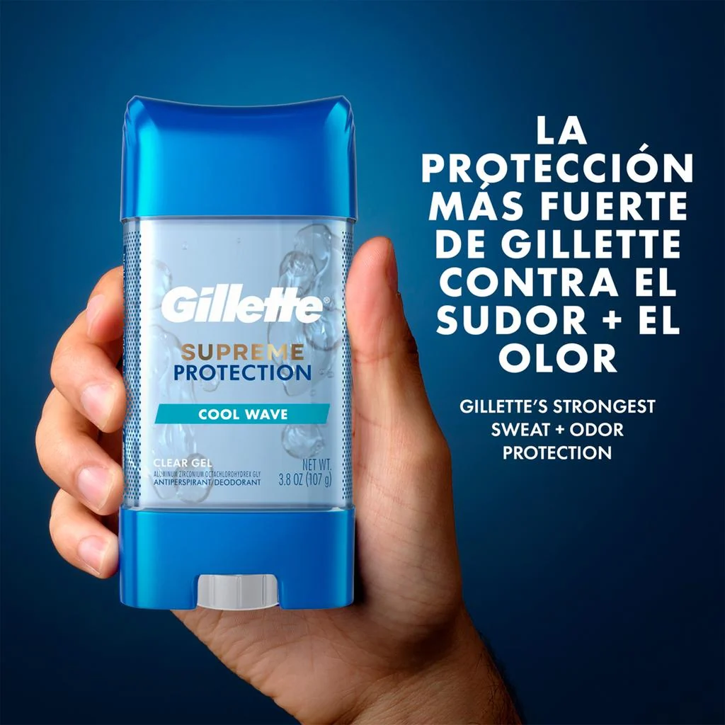 GILLETTE Supreme Protection Cool Wave Clear Gel – 107 g - Imagen 3