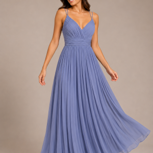 Vestido Gasa Tirantes Dobles