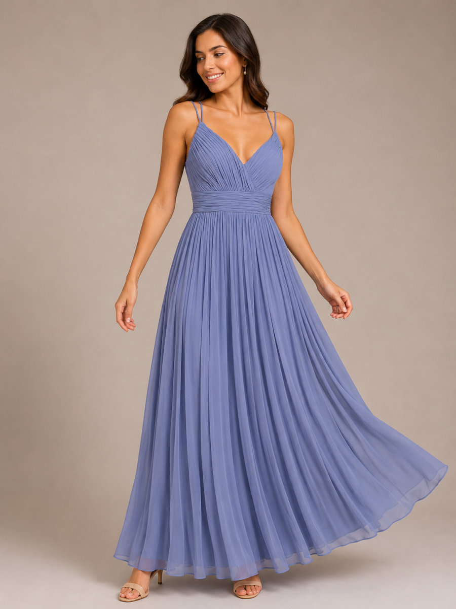 Vestido Gasa Tirantes Dobles - Imagen 2