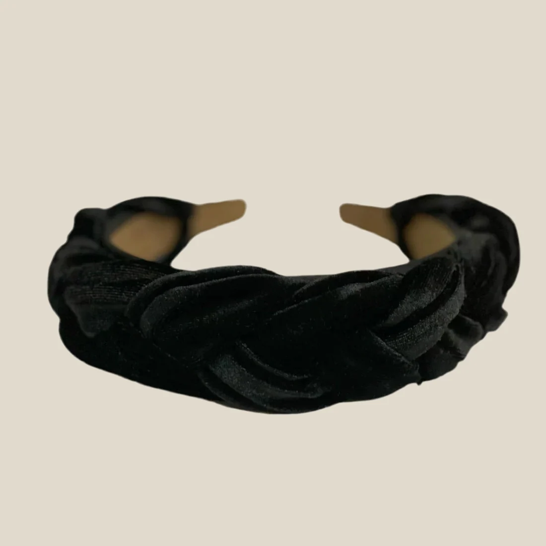 Diadema Infanta terciopelo negro