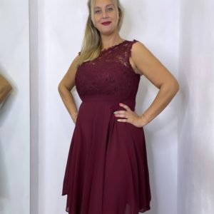Vestido Encaje Corto Curvy