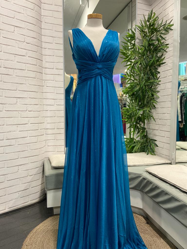 Vestido Dalia Escote Brillo - Imagen 4