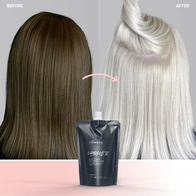 DIFIABA Charcolite Cool Toning Lightening Paste – 500 g Pasta decolorante matizadora para aclaración profesional y control de tonos cálidos - Imagen 8