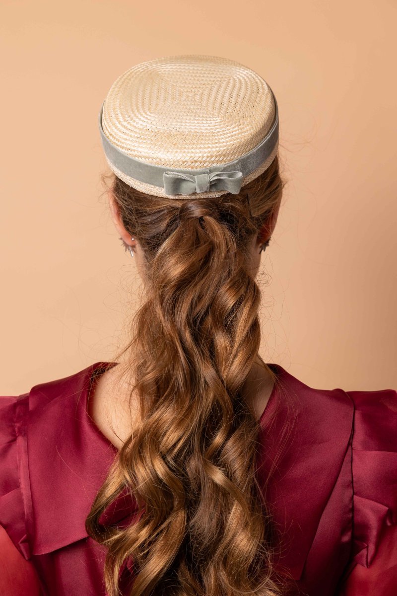 Tocado Cinzia beige - Imagen 3