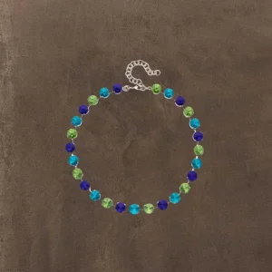 Collar Nuit azul y verde