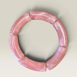 Pulsera Puzzle rosa