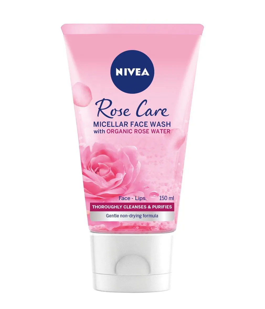 NIVEA Gel Facial Limpieza Rosas 150 ml - Imagen 2