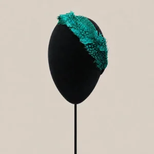 Diadema Twin moteada verde