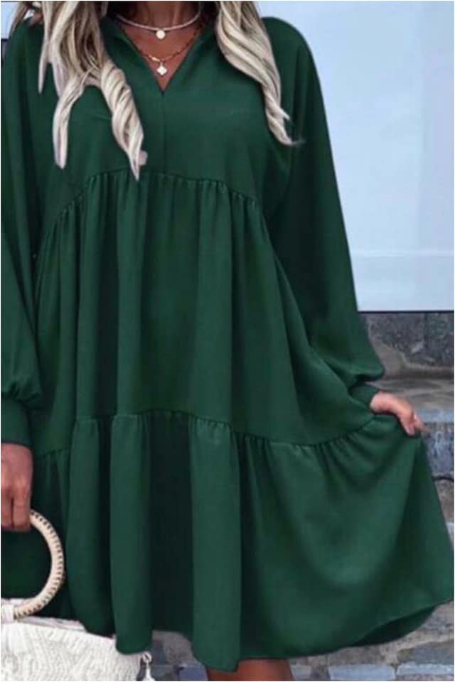 Vestido mujer boho volantes