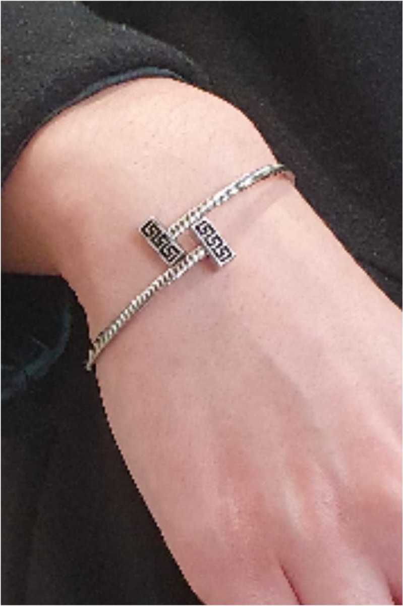 Conjunto mujer anillo y pulsera de acero - Imagen 3