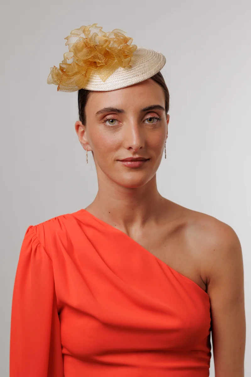 Tocado Sophie beige - Imagen 2
