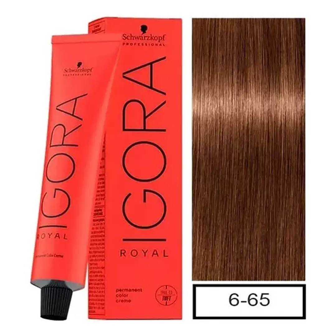IGORA ROYAL 6-65 Rubio Oscuro Chocolate Dorado – 60 ml - Imagen 5