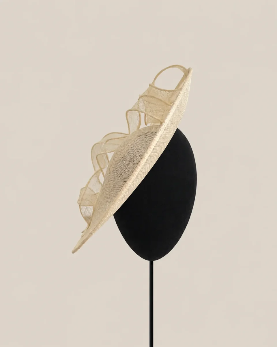 Tocado Tirabuzón beige - Imagen 2