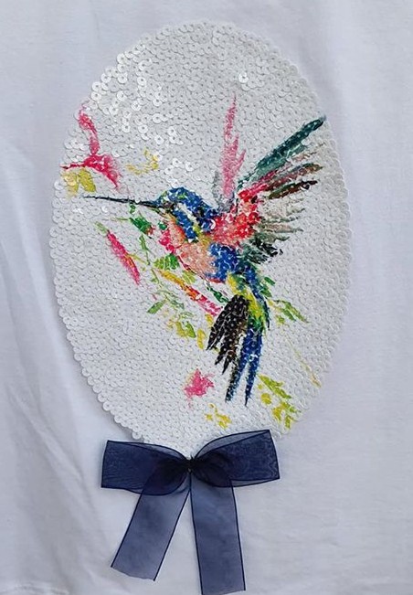 CAMISETA NIÑA CON LENTEJUELAS - Imagen 3