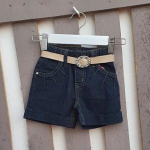 PANTALÓN NIÑA VAQUERO CON CINTURÓN