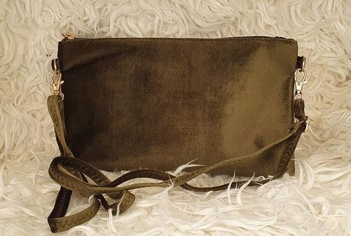 Bolso cartera mujer terciopelo - Imagen 8
