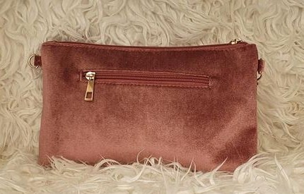 Bolso cartera mujer terciopelo - Imagen 3