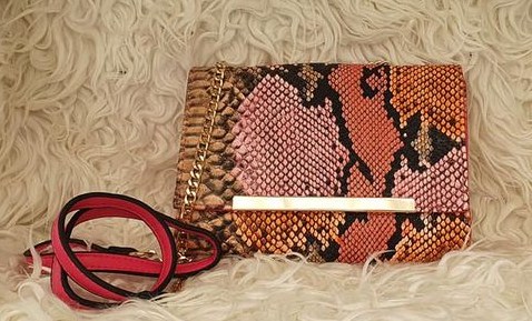 BOLSO MUJER ANIMAL PRINT ROSA - Imagen 3