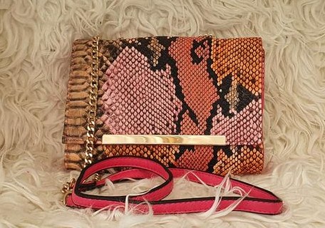 BOLSO MUJER ANIMAL PRINT ROSA - Imagen 2