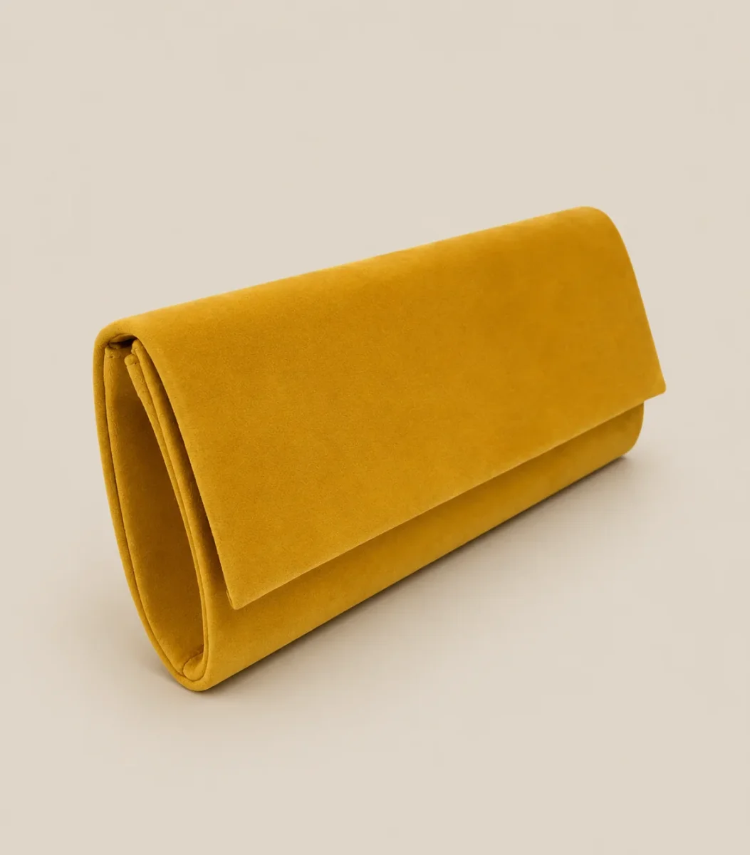 Bolso Sobre cuadrado mostaza - Imagen 2