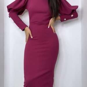Vestido Midi Botones