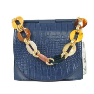 BOLSO MUJER BANDOLERA CON ASA MULTICOLOR