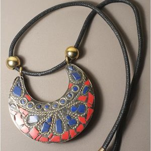 COLGANTE MUJER LUNA MULTICOLOR