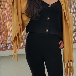Chaqueta pashmina poncho mujer