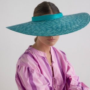 Sombrero Ala aguamarina
