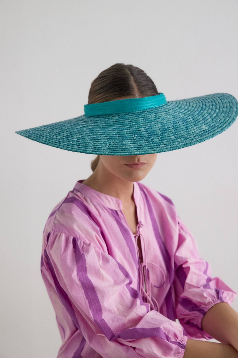 Sombrero Ala aguamarina - Imagen 2