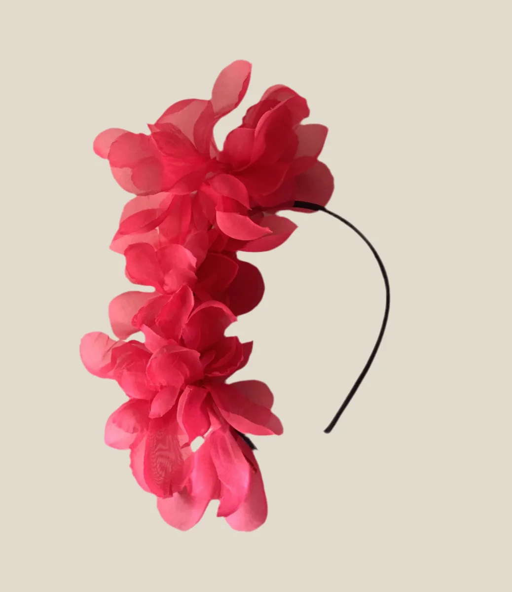 Diadema Halfpetalines fresa - Imagen 2