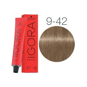 IGORA ROYAL 9-42 – Rubio Muy Claro Beige Humo – 60 g
