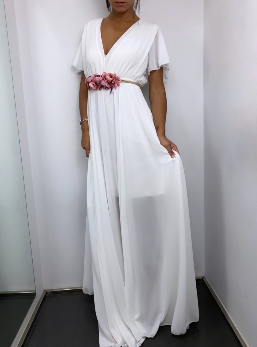 Vestido Bella Mangas Novia - Imagen 4