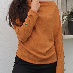 Jersey botones mujer