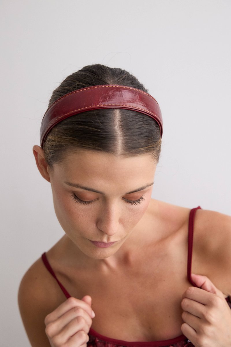 Diadema Chic vino - Imagen 2