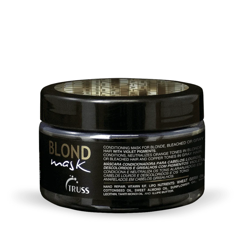 TRUSS Blond Mask – Mascarilla Matizante y Reparadora 180 g - Imagen 4