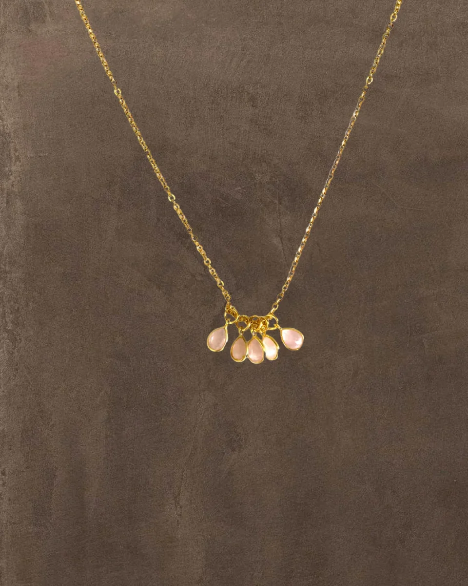 Colgante Cinquillo rosa