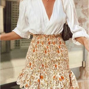 Vestido mujer chic nido de abeja