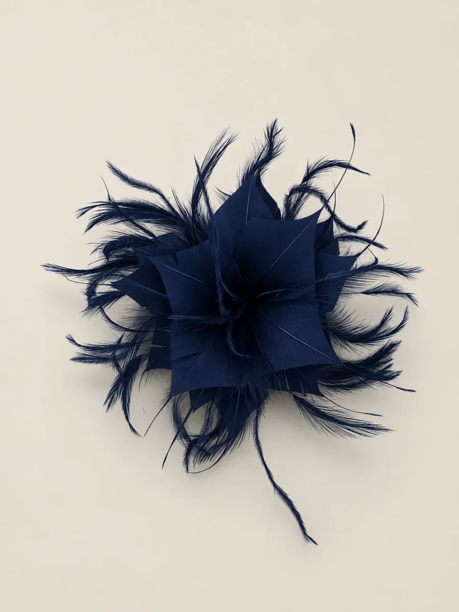 Flor plumas marino