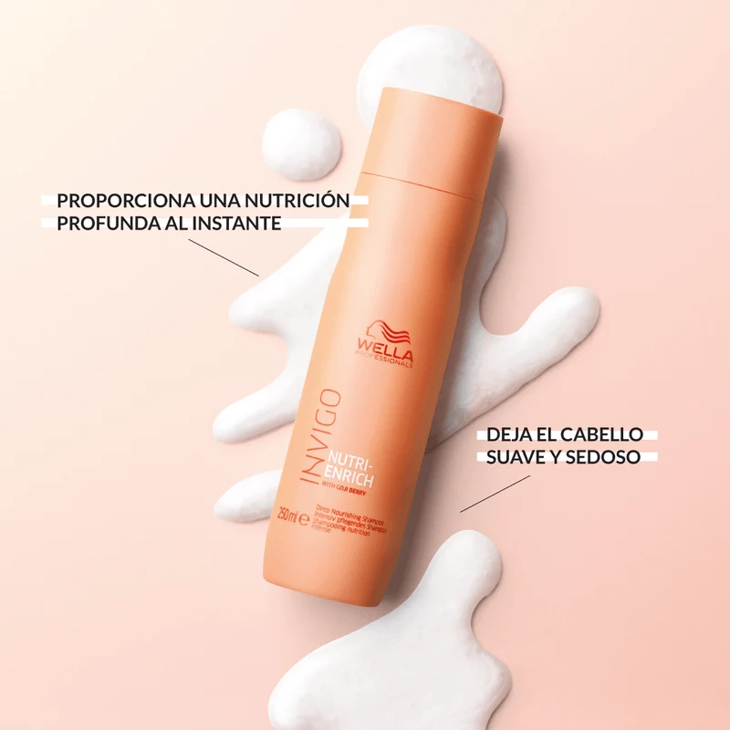 Wella Professionals INVIGO Nutri-Enrich Shampoo – 250 ml - Imagen 5