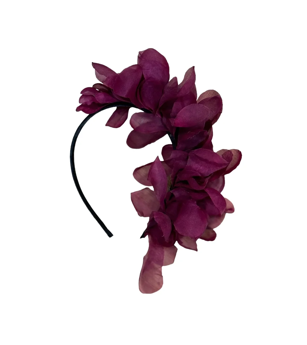 Diadema Halfpetalines vino - Imagen 5