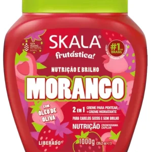 Skala Morango (Fresa) – Nutrición y Brillo 2 en 1 Hidratante – 1000 g