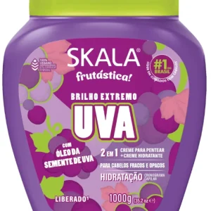 Skala Uva Brillo Extremo – Crema Hidratante 2 en 1 Frutástica – 1000 g