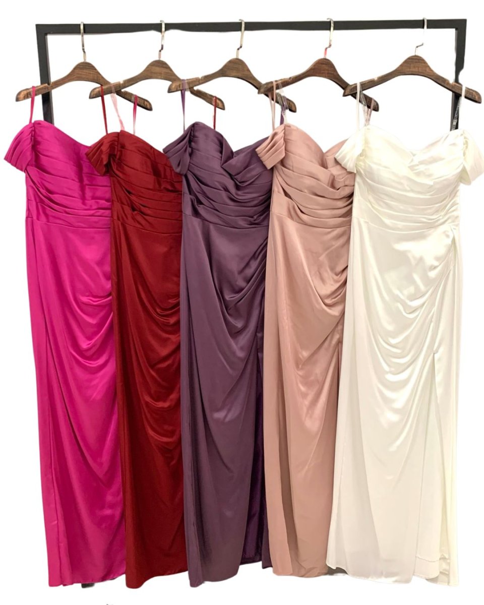 Vestido Sirena Tablas Pecho Curvy - Imagen 5