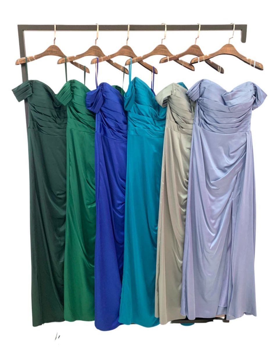 Vestido Sirena Tablas Pecho Curvy - Imagen 7